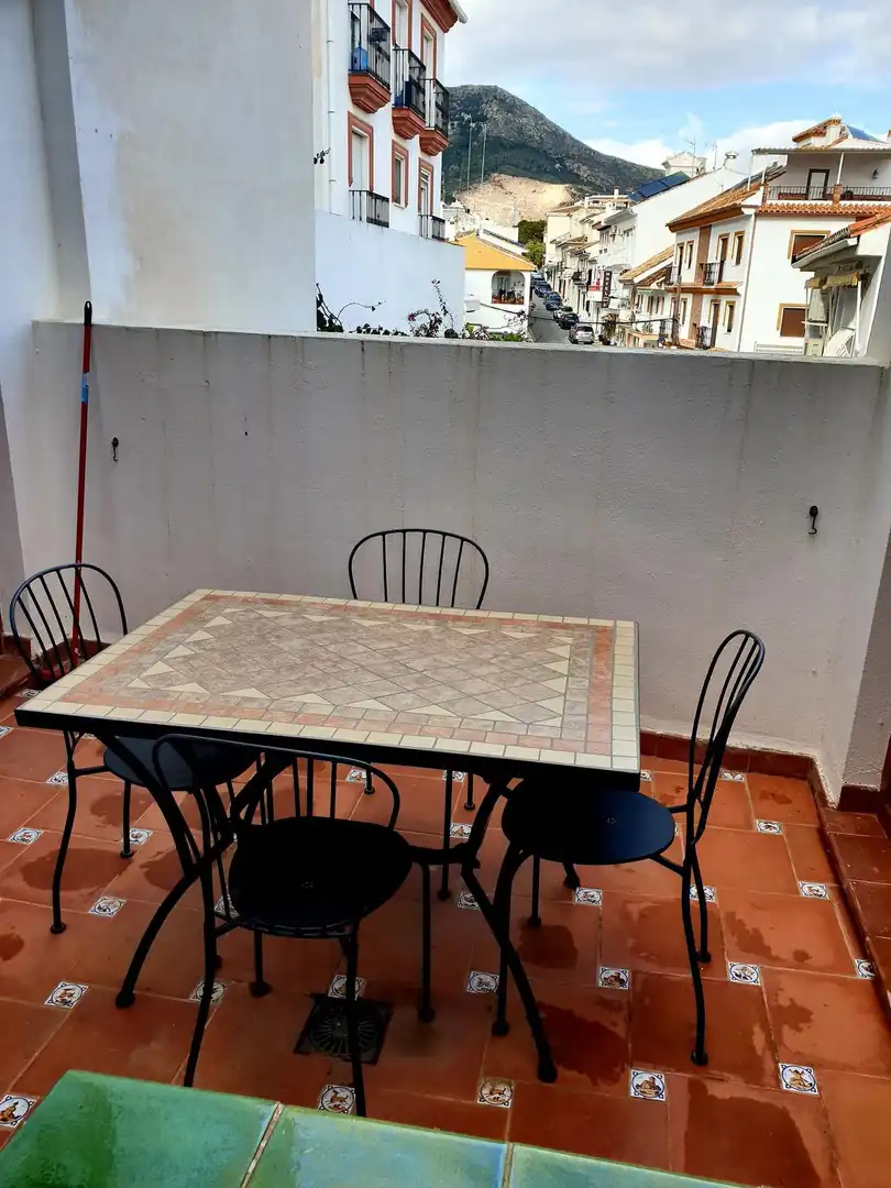 Terrace of Duplexes for sale in Benalmádena  with Air Conditioner and Furnished