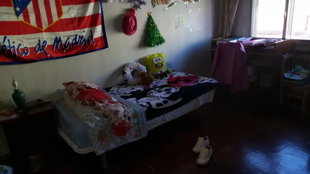 Schlafzimmer von Wohnung zur Miete in Cuenca mit Heizung, Terrasse und Möbliert