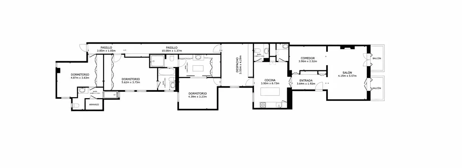 Apartamento con ascensor en venta en Glorieta de Bilbao, imagen 42