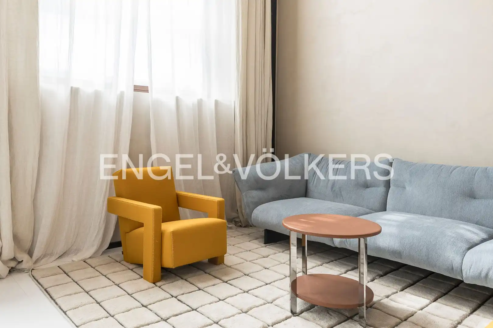 Wohnzimmer von Wohnung zur Miete in Barcelona mit Klimaanlage, Heizung und Parkett