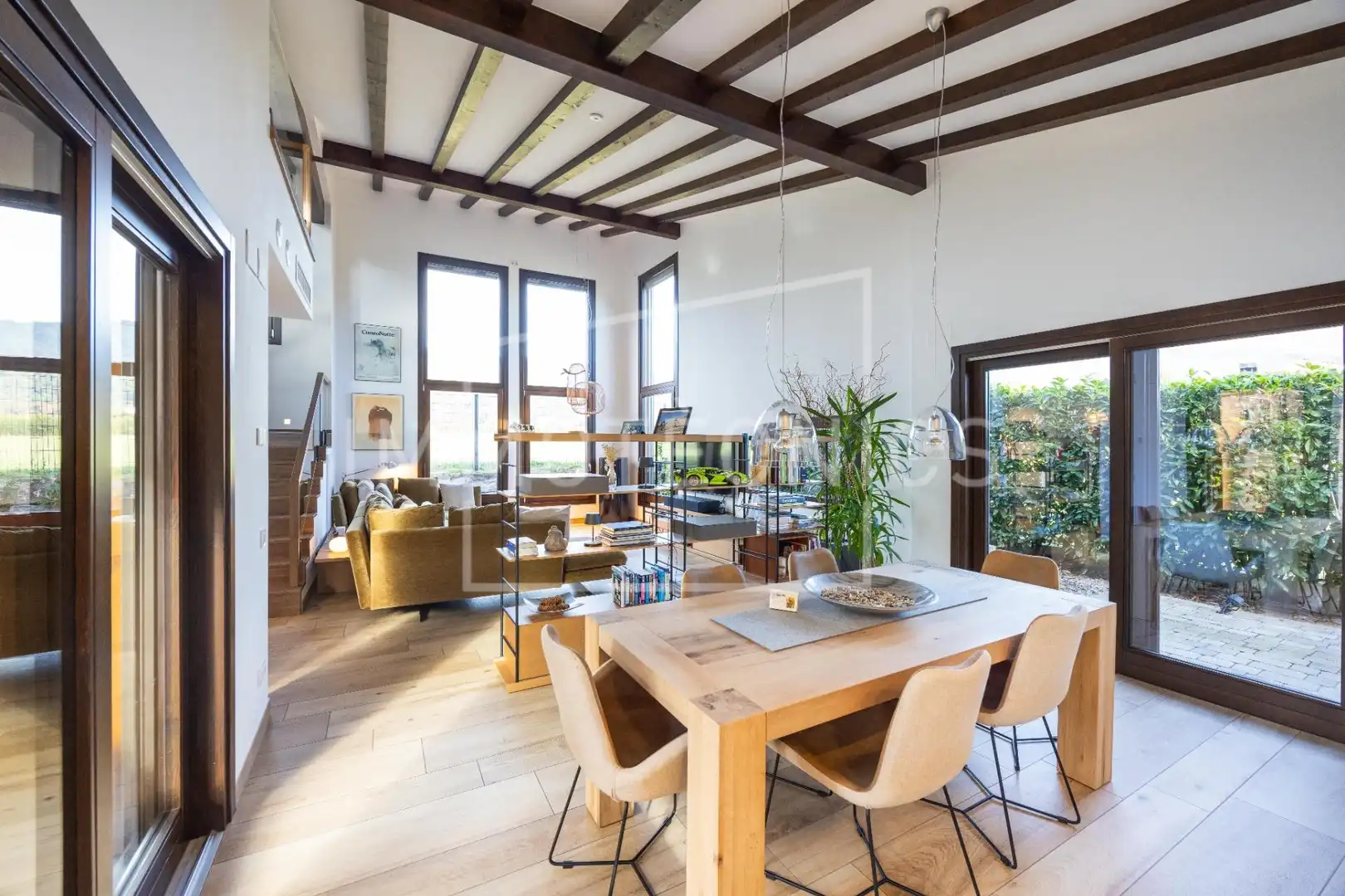 Sala d'estar de Casa o xalet en venda en Sant Esteve de Palautordera amb Aire condicionat, Jardí privat i Piscina