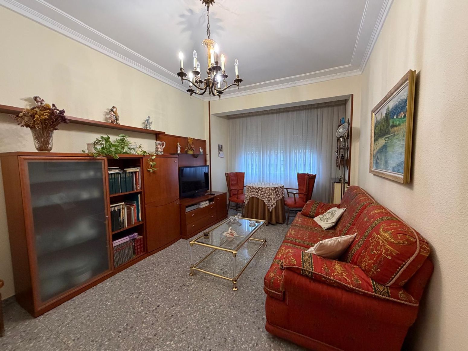 Living room of Flat to rent in  Logroño  with Heating and Furnished