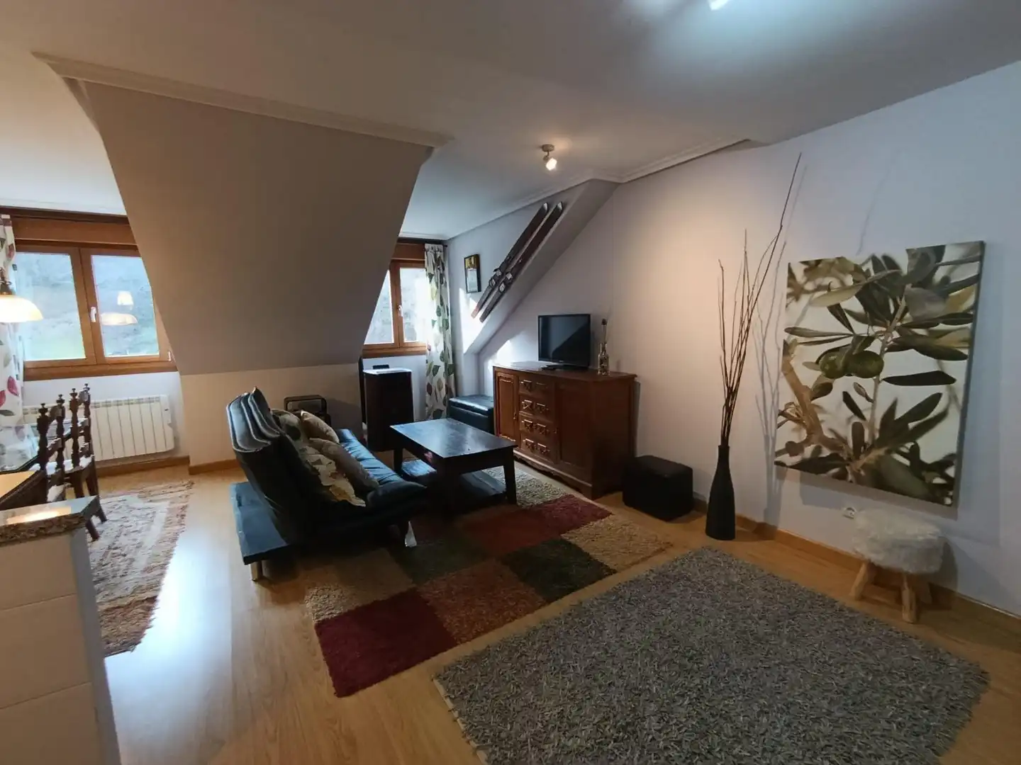 Living room of Apartments for sale in Aller  with Furnished