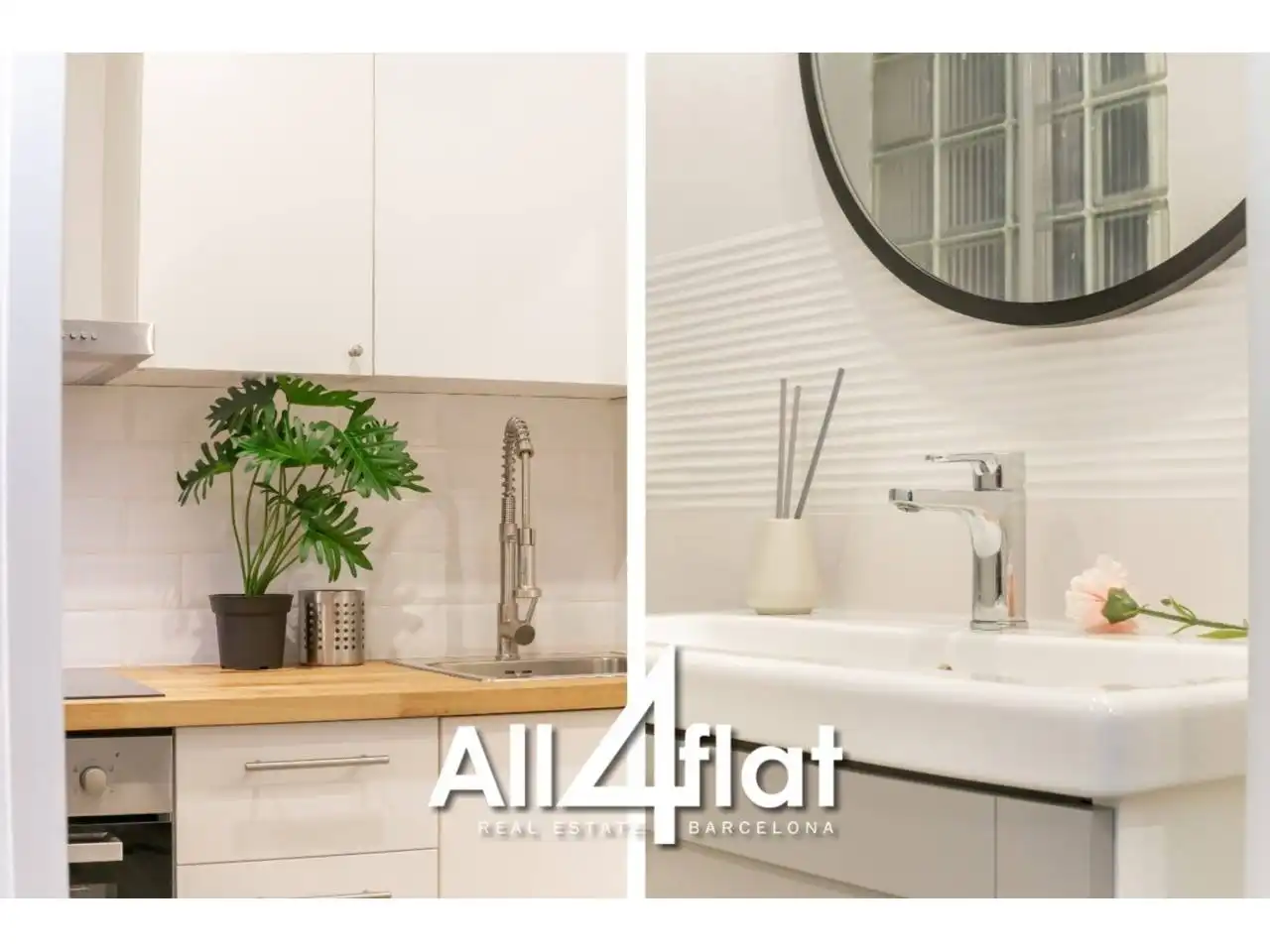 Bathroom of Flat for sale in Barcelona  with Air Conditioner, Furnished and Balcony