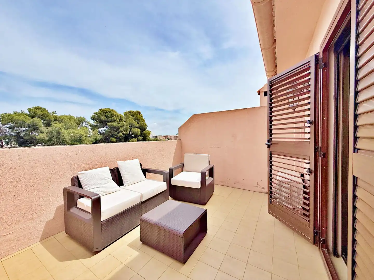 Terraza de Casa adosada en venta en Paterna con Aire acondicionado, Jardín privado y Trastero