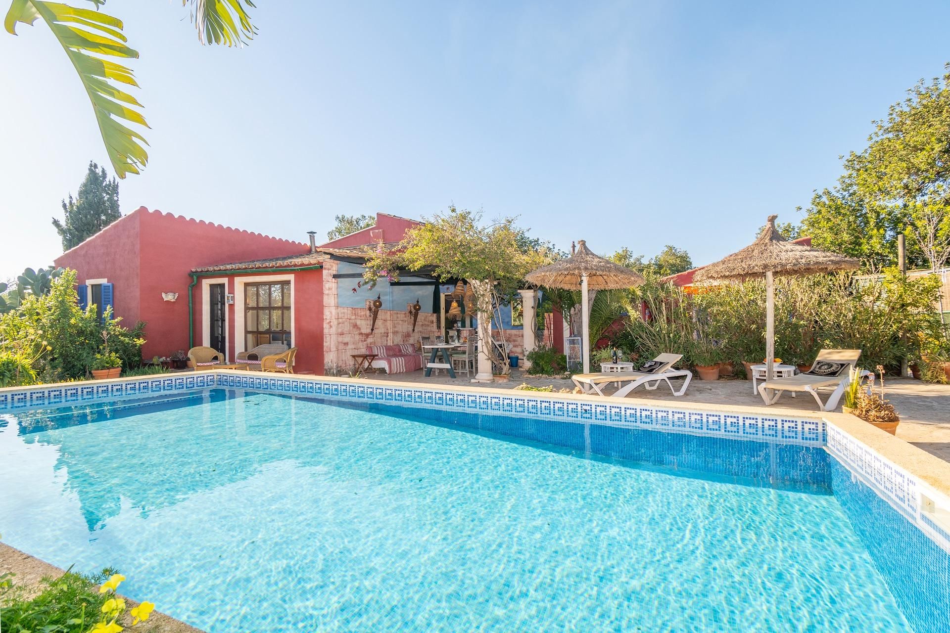 Piscina de Finca rústica en venda en Llucmajor amb Calefacció, Jardí privat i Piscina