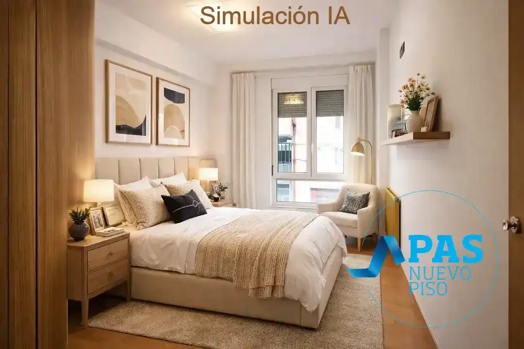 Schlafzimmer von Wohnung zum Verkauf in Santander mit Heizung und Terrasse