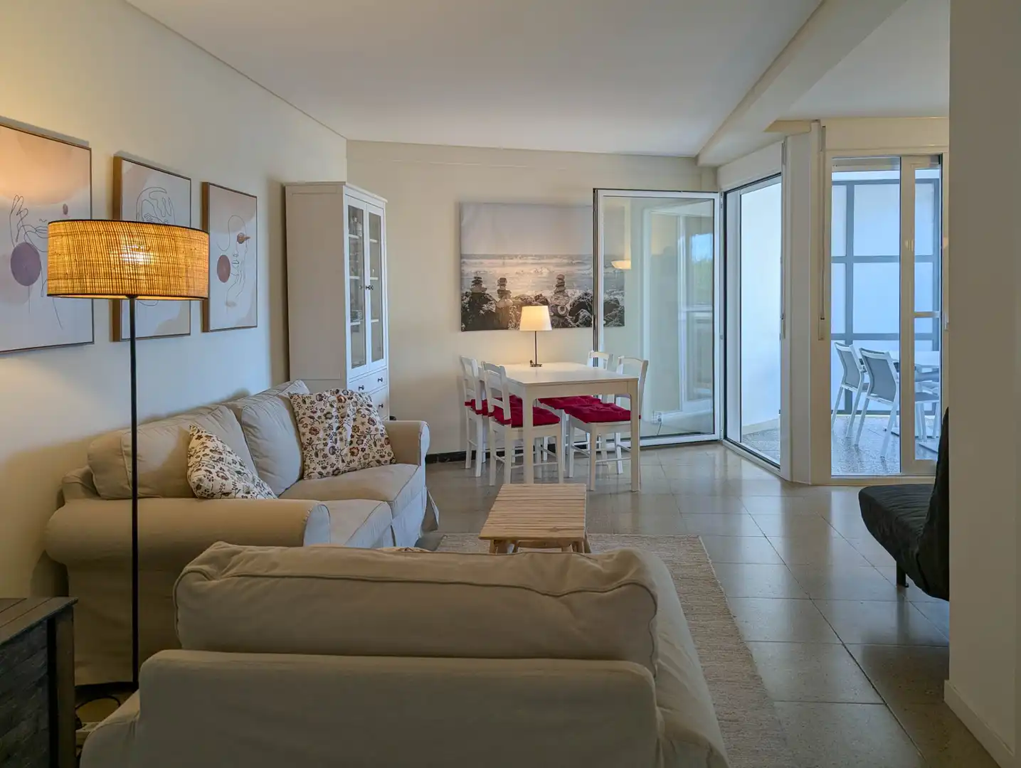 Sala de estar de Apartamento en venta en Salou con Terraza, Amueblado y Lavadora