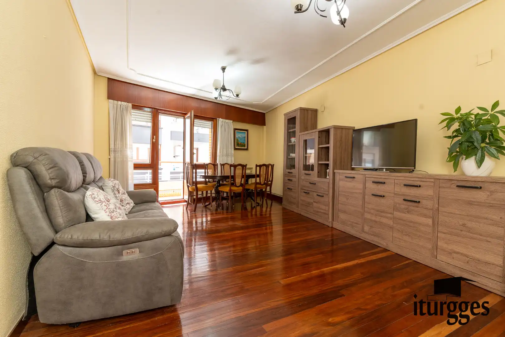Wohnzimmer von Wohnung zum Verkauf in Gernika-Lumo mit Heizung, Terrasse und Abstellraum