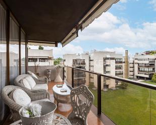 Terrace of Attic for sale in  Madrid Capital  with Air Conditioner, Heating and Parquet flooring