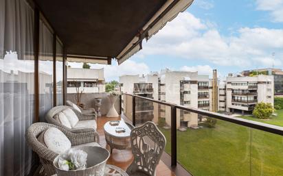 Terrace of Attic for sale in  Madrid Capital  with Air Conditioner, Heating and Parquet flooring