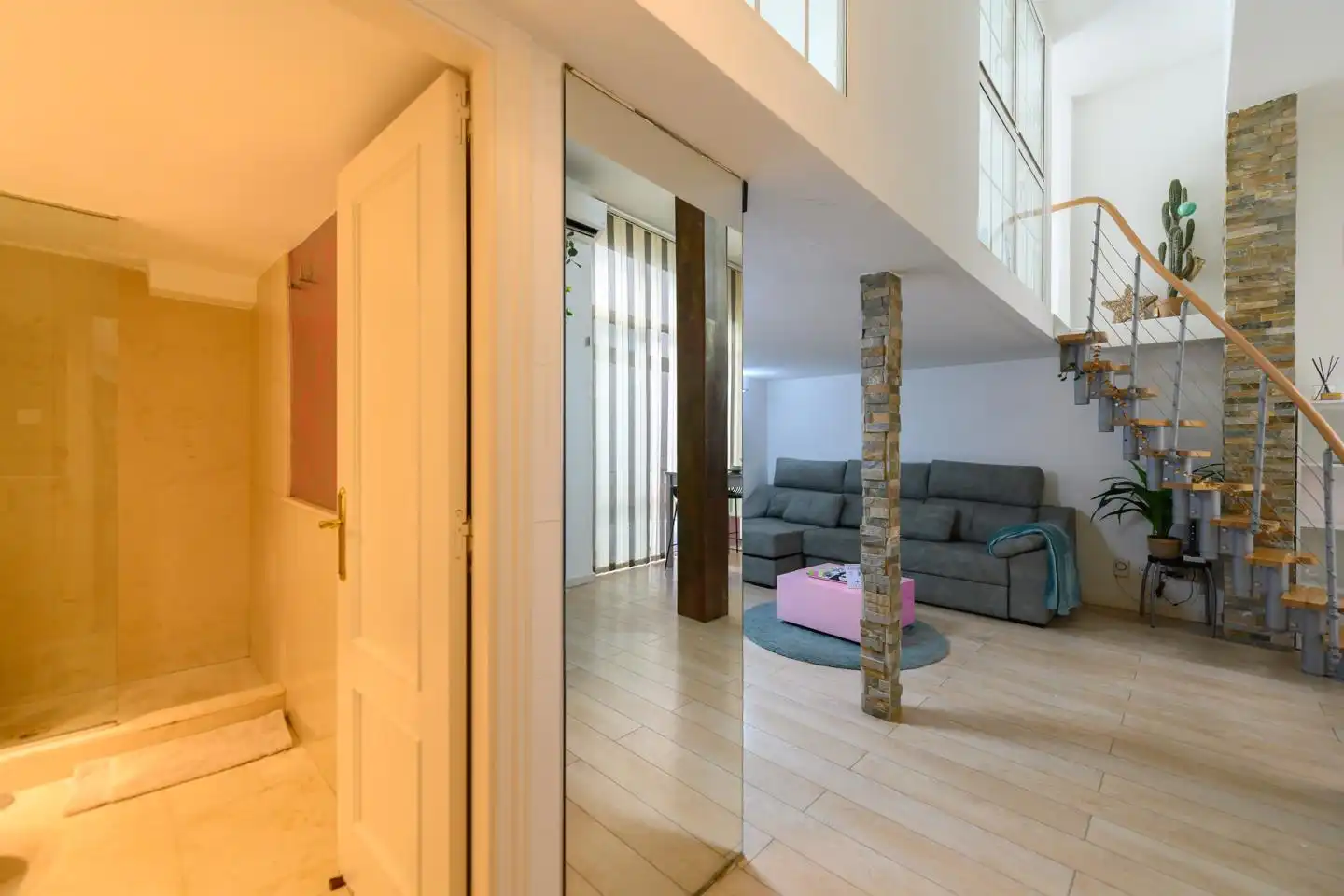Maisonette zur Miete in Madrid mit Klimaanlage, Möbliert und Internet