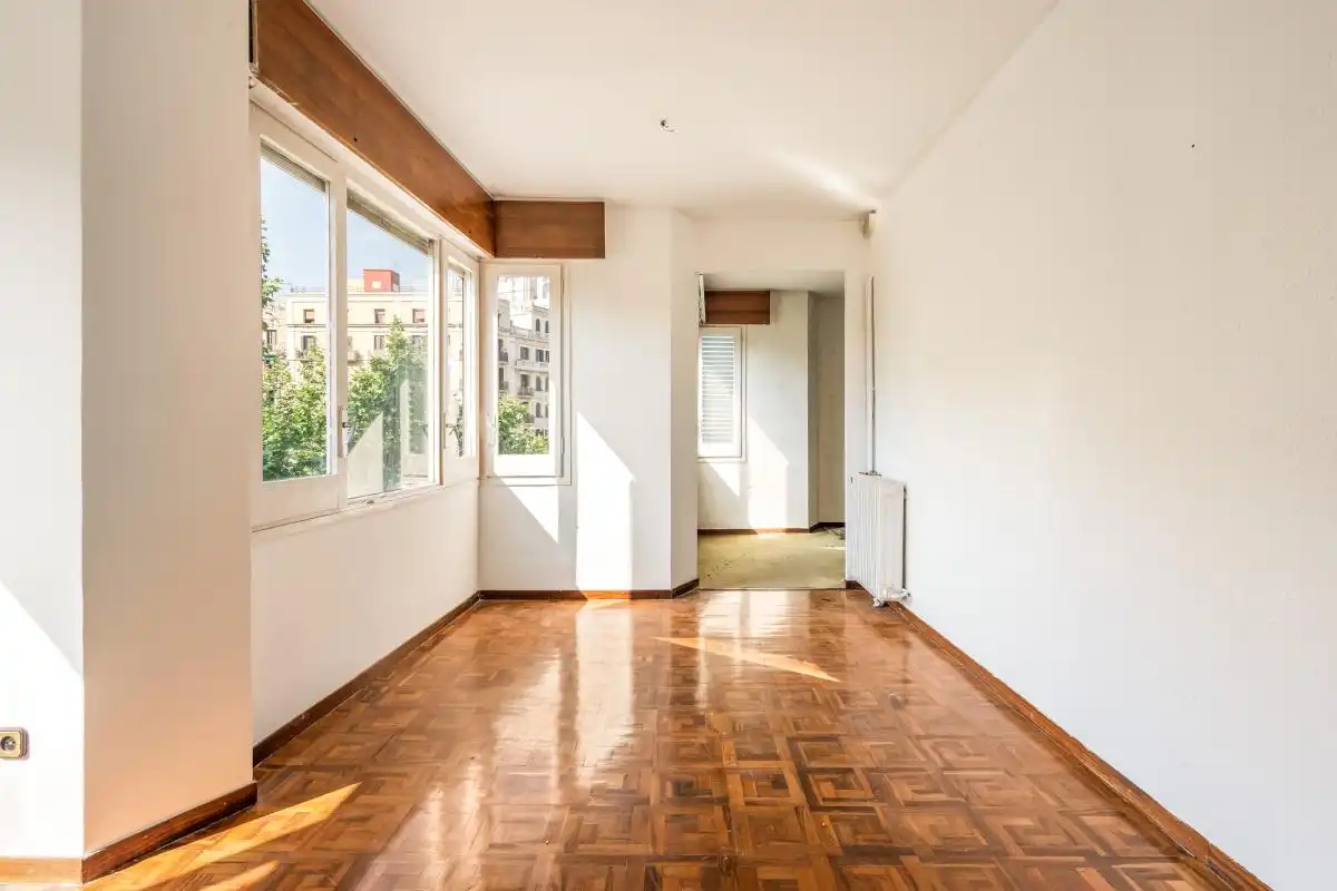 Sala de estar de Piso en venta en Barcelona con Calefacción