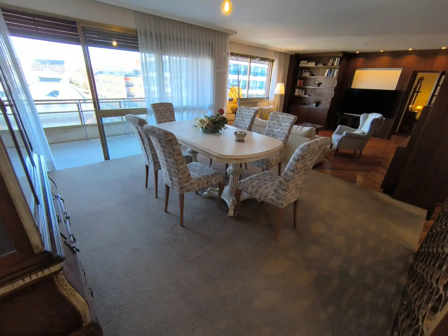Esszimmer von Wohnung zum Verkauf in Palencia mit Heizung, Terrasse und Ofen