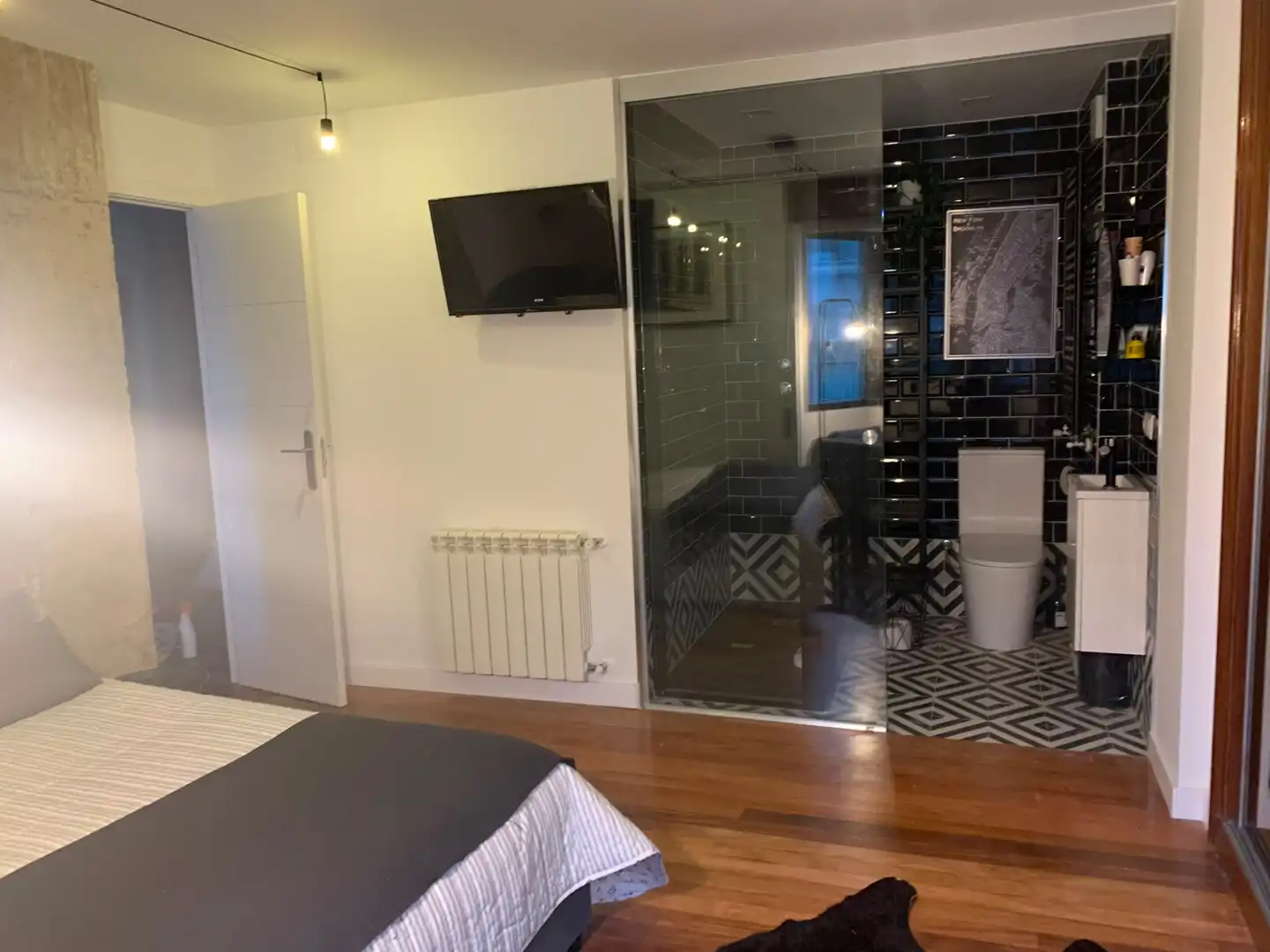 Bathroom of Flat for rent in Santander  with Heating, Terrace and Furnished