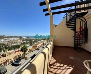 Exterior view of Single-family semi-detached for sale in Mijas  with Air Conditioner and Terrace