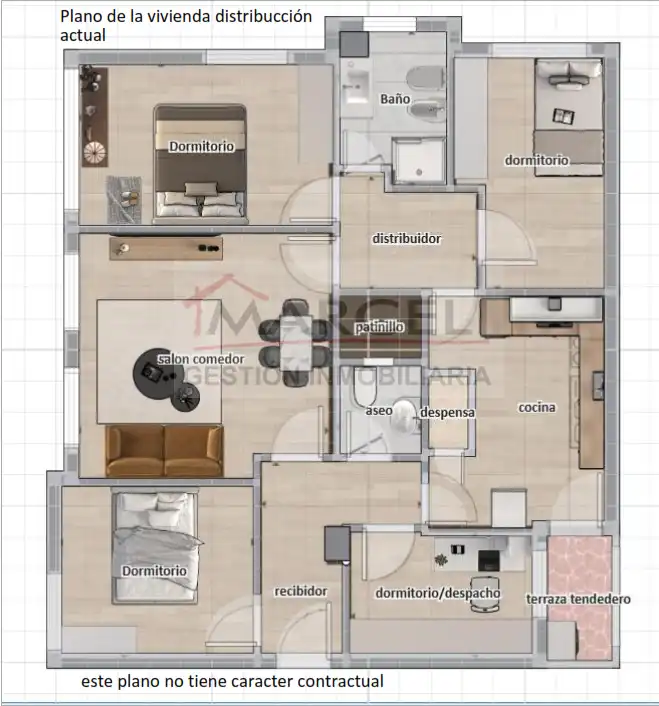 Piso en venta en Madrid con Aire acondicionado, Calefacción y Amueblado