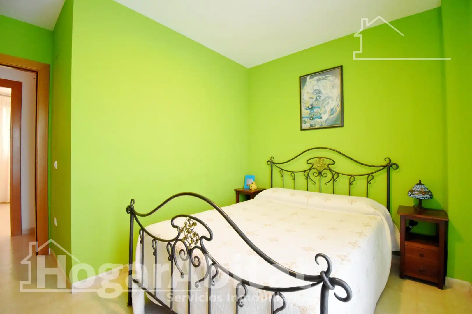 Schlafzimmer von Einfamilien-Reihenhaus zum Verkauf in Cullera mit Heizung, Terrasse und Abstellraum