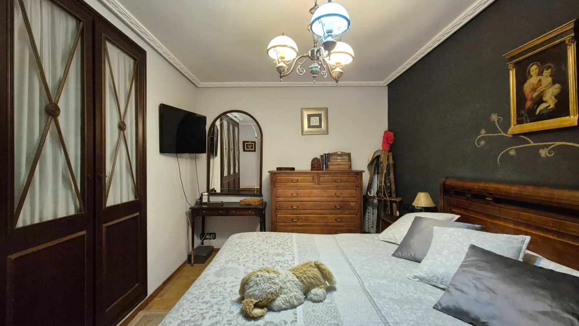 Schlafzimmer von Wohnung zum Verkauf in Palencia mit Balkon