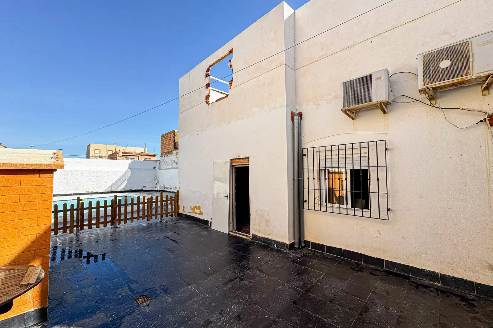 Exterior view of Houses for sale in Almería  with Terrace, Storage room and Swimming Pool