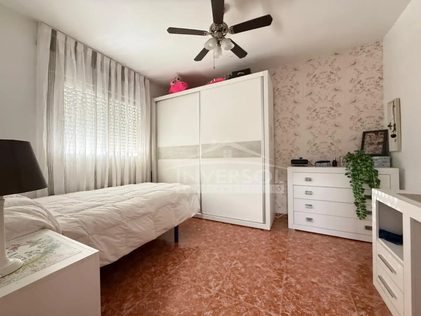 Schlafzimmer von Einfamilien-Reihenhaus zum Verkauf in El Ejido mit Klimaanlage, Heizung und Abstellraum