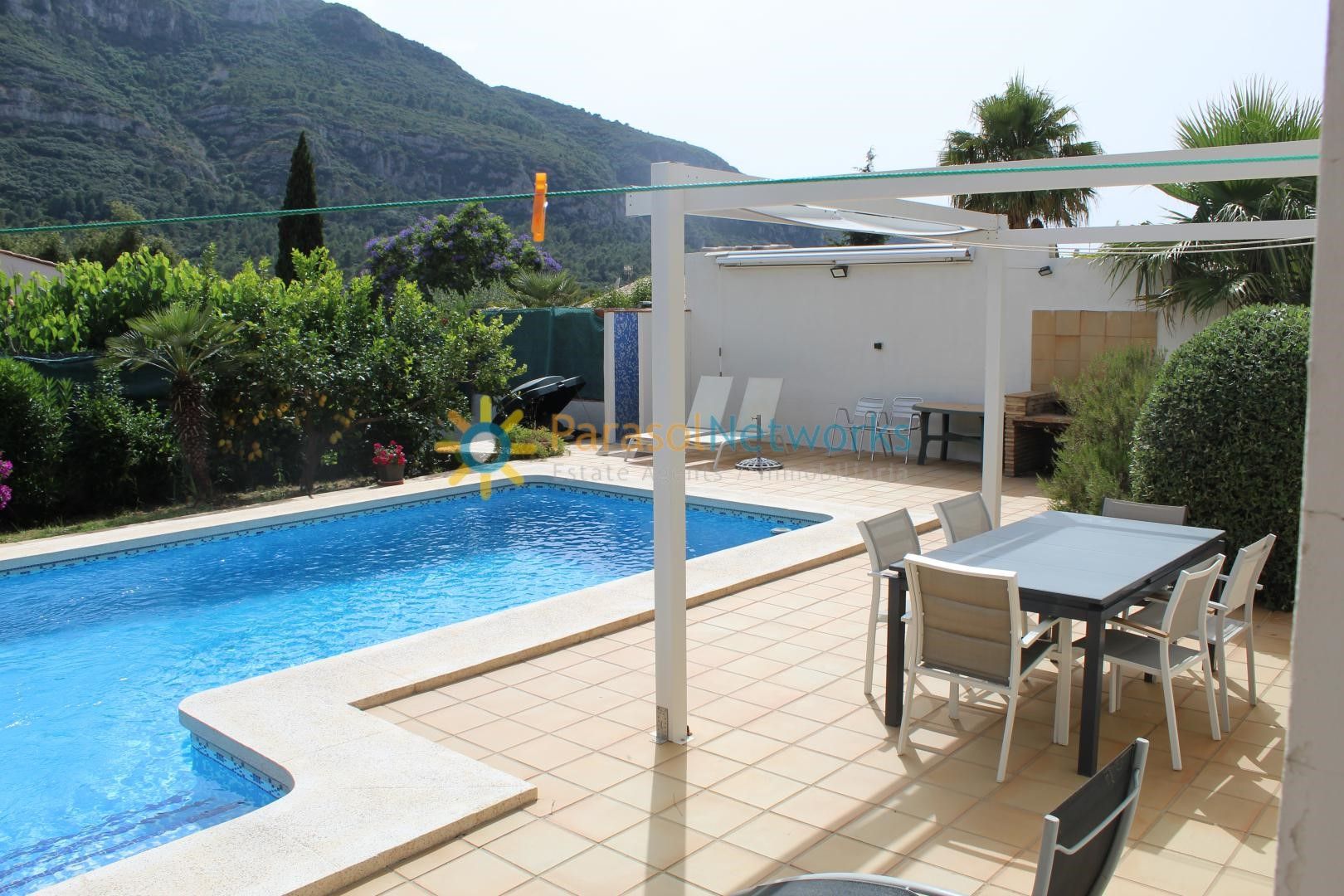 Exterior view of House or chalet to rent in Barx  with Heating, Terrace and Swimming Pool