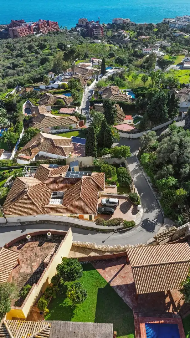 Exterior view of Houses for sale in Benalmádena  with Air Conditioner, Heating and Private garden