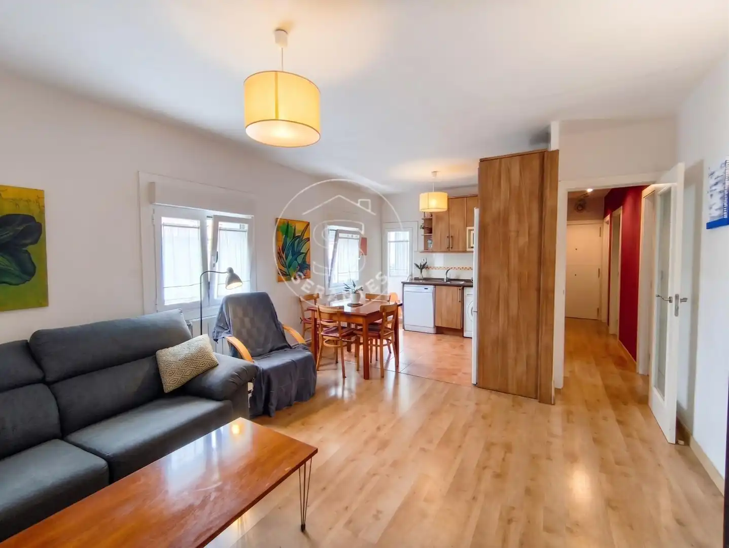 Sala de estar de Piso en venta en  Pamplona / Iruña con Calefacción