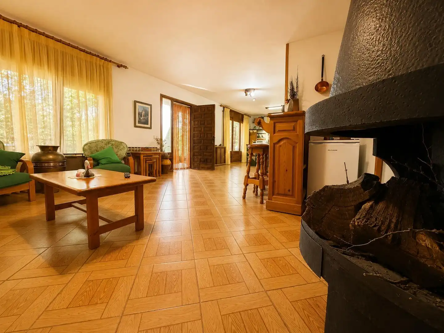 Sala de estar de Casa o chalet en venta en Prades con Calefacción, Jardín privado y Terraza