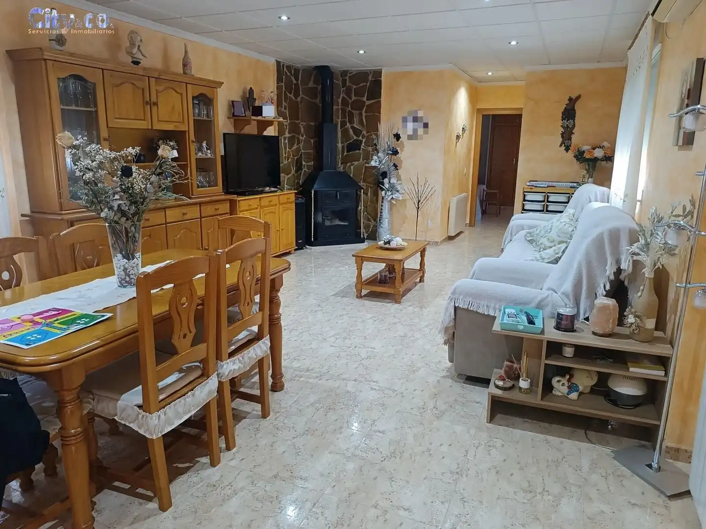 Sala de estar de Casa o chalet en venta en Molina de Segura con Aire acondicionado, Terraza y Piscina