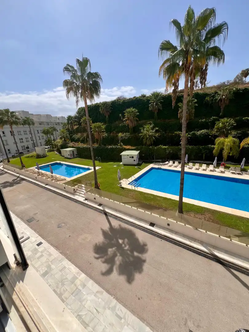 Swimming pool of Apartments for rent in Marbella  with Air Conditioner, Heating and Terrace