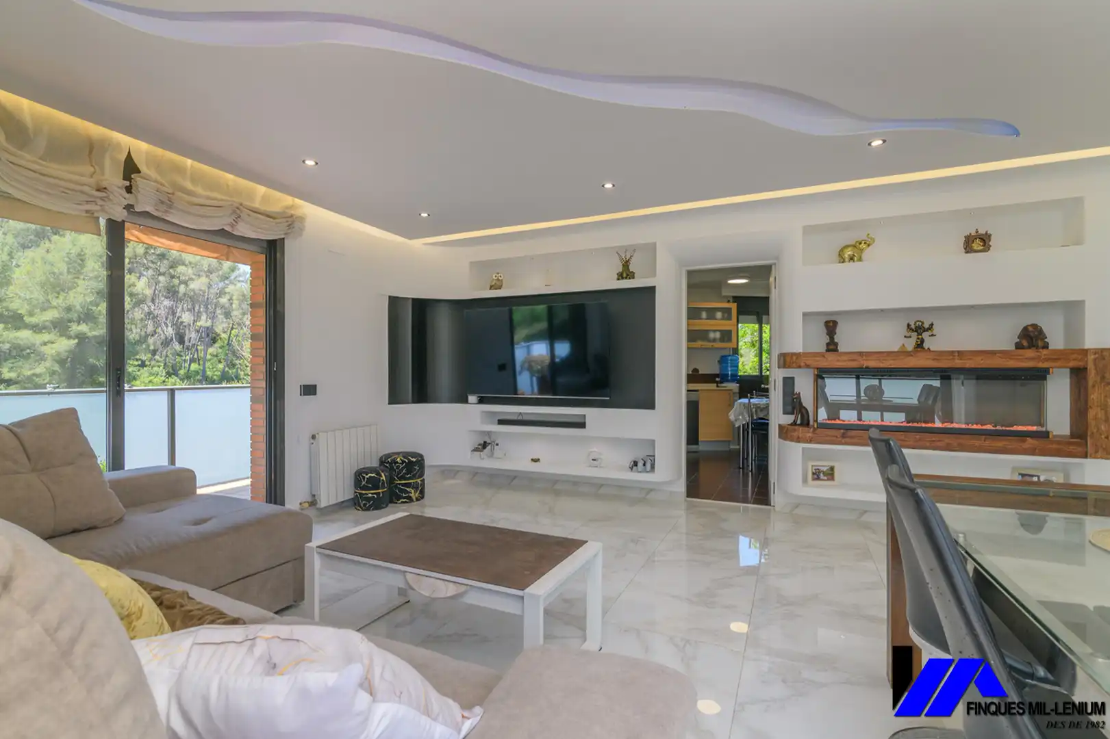 Sala de estar de Dúplex en venta en Gavà con Aire acondicionado, Calefacción y Parquet