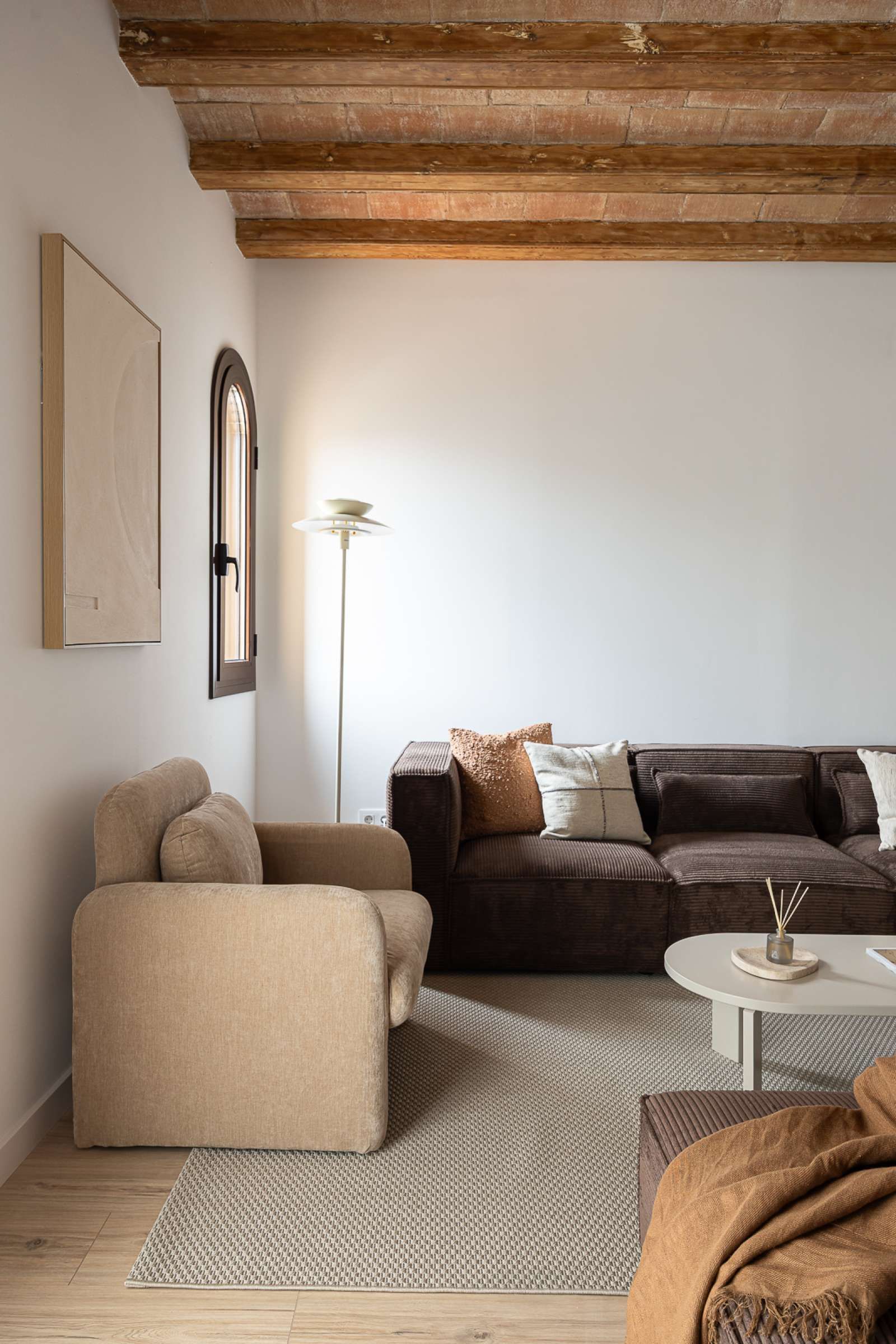 Living room of Apartment to share in  Barcelona Capital  with Air Conditioner, Heating and Terrace