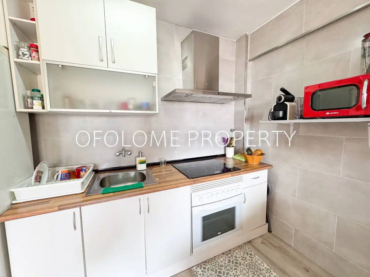 Küche von Wohnung zum Verkauf in Salou mit Parkett, Balkon und Alarm