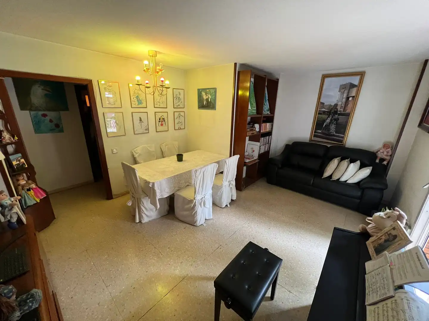 Esszimmer von Wohnung zum Verkauf in Barcelona mit Balkon