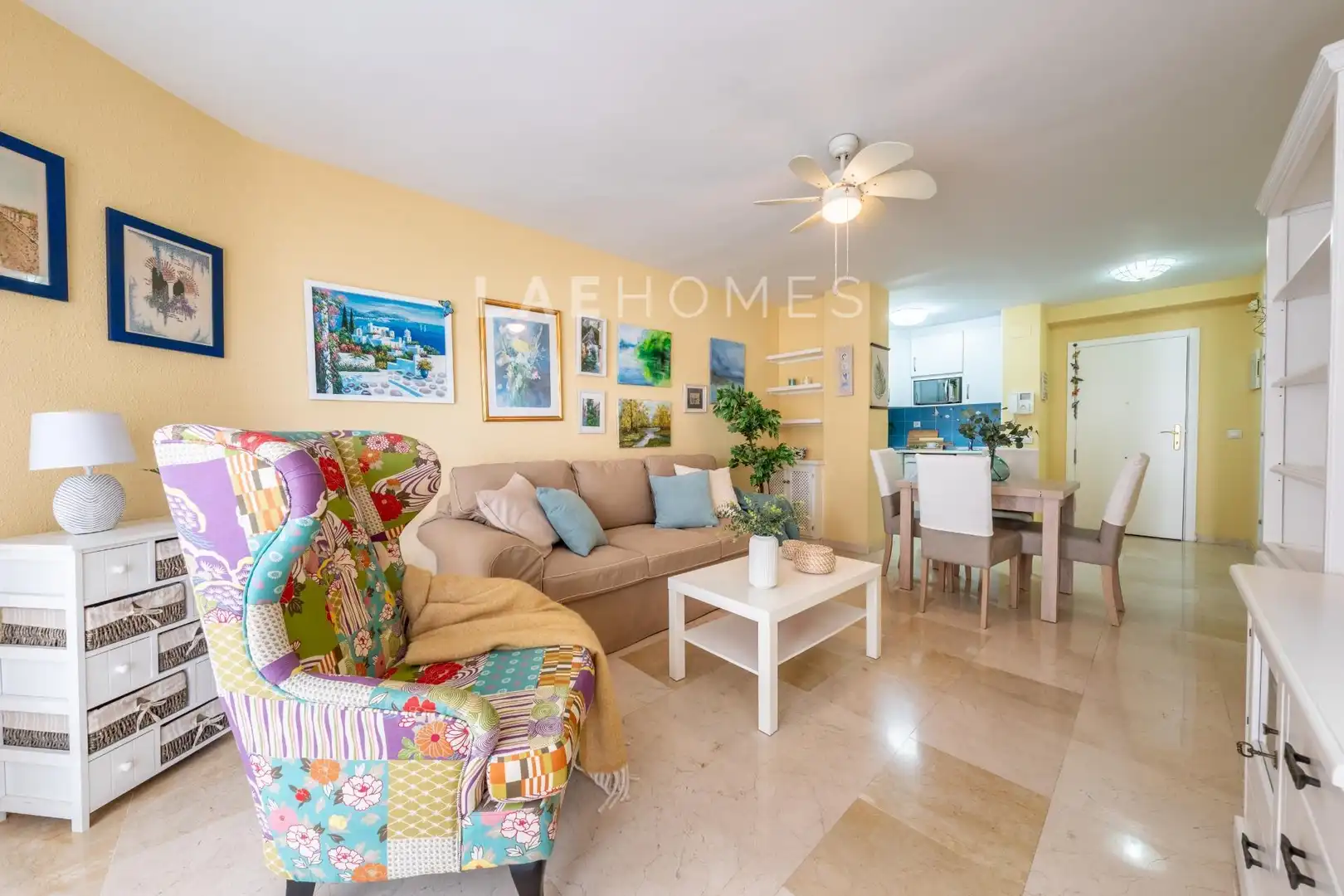 Sala de estar de Apartamento en venta en Marbella con Terraza
