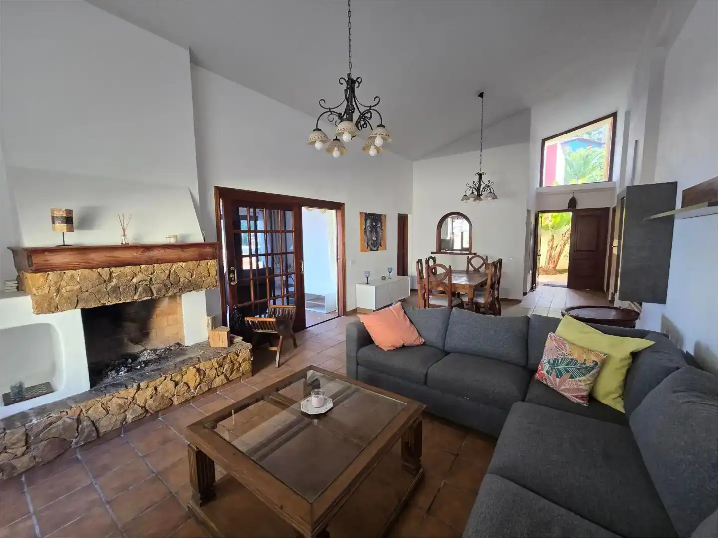 Sala de estar de Piso en venta en El Sauzal con Piscina
