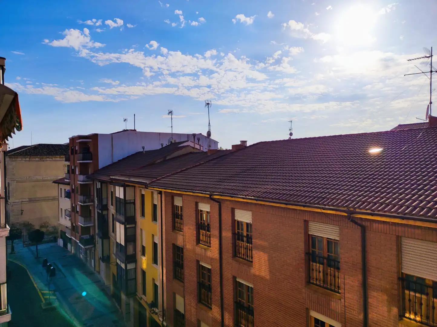 Exterior view of Flat for rent in Palencia  with Heating, Parquet flooring and Terrace