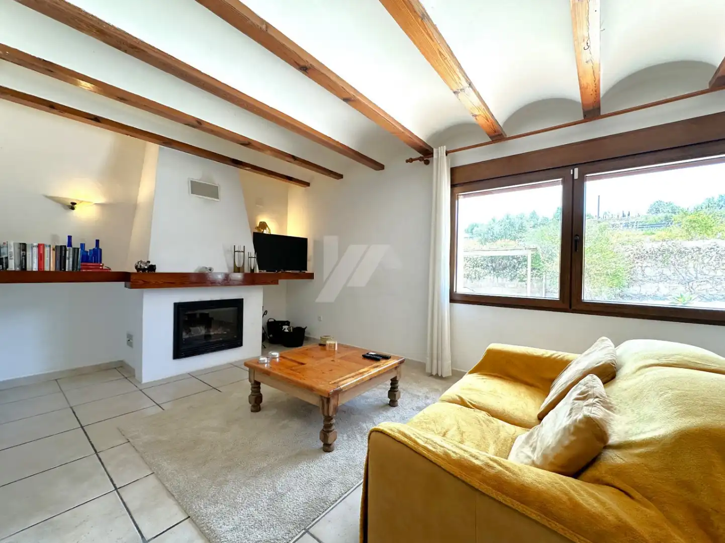 Living room of Country homes for sale in Benitachell / El Poble Nou de Benitatxell  with Air Conditioner, Heating and Private garden