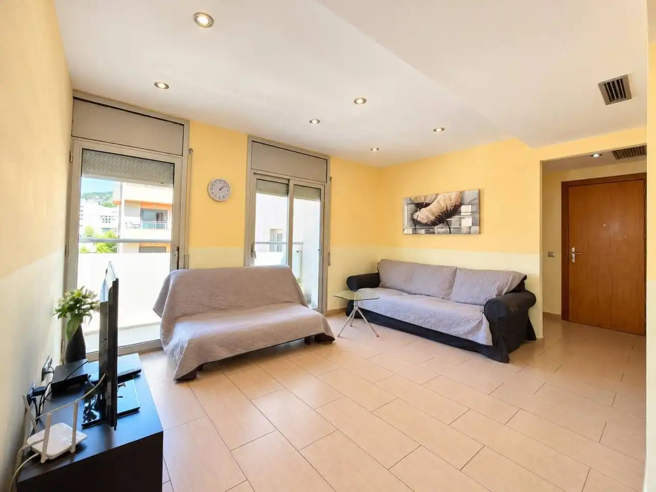 Sala de estar de Ático en venta en Centre