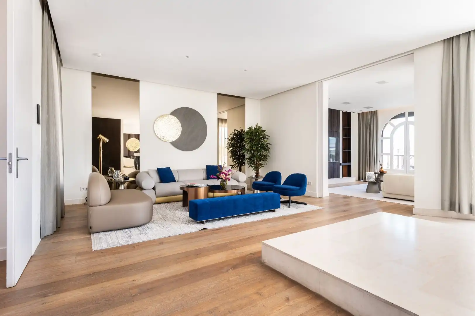 Living room of Attic for rent in Madrid  with Air Conditioner, Heating and Terrace