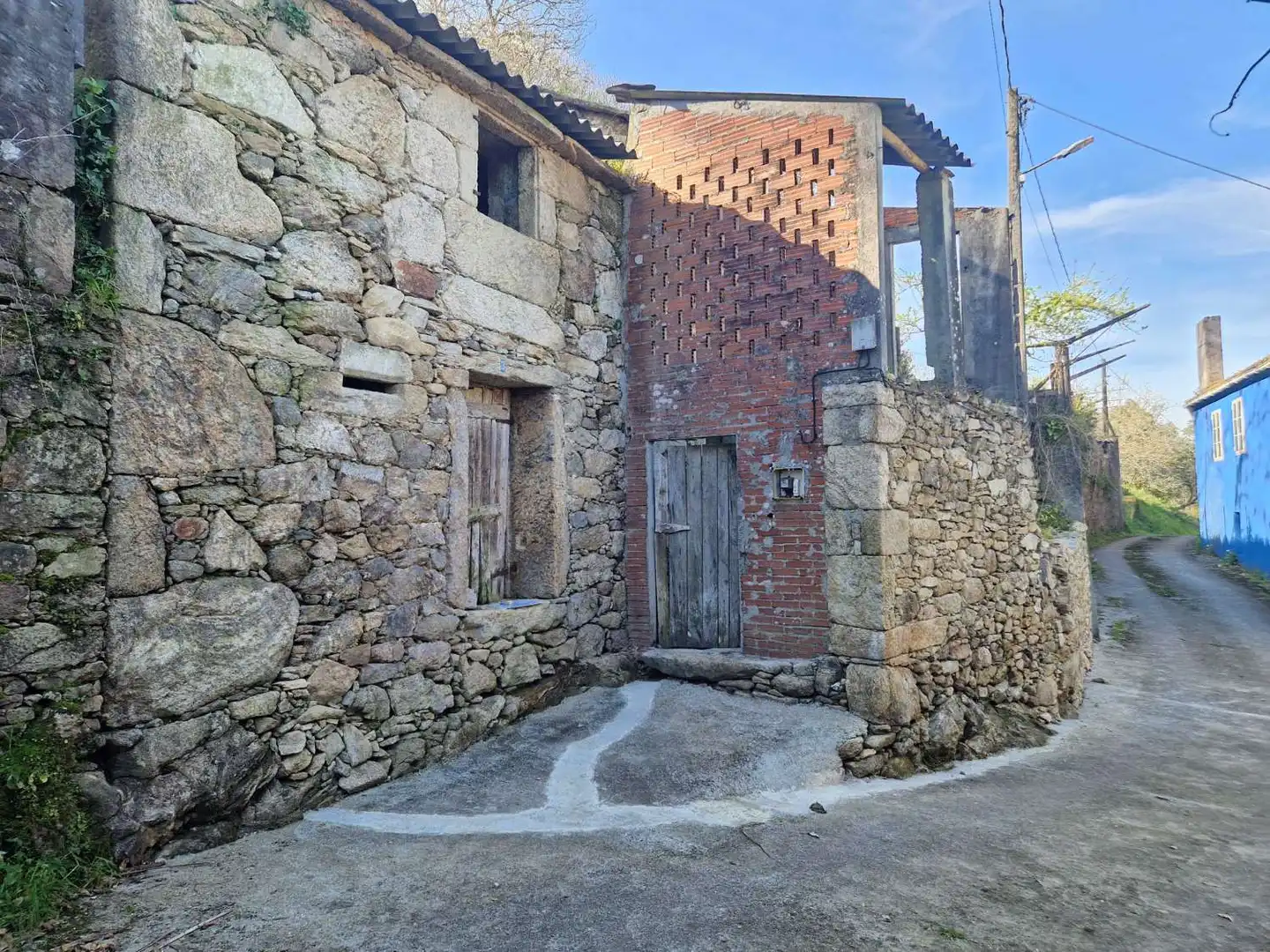 Vista exterior de Casa o chalet en venta en Negreira con Terraza