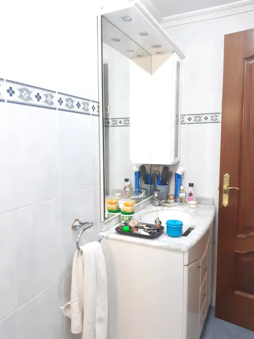 Bathroom of Flat for rent in Madrid  with Air Conditioner, Parquet flooring and Terrace