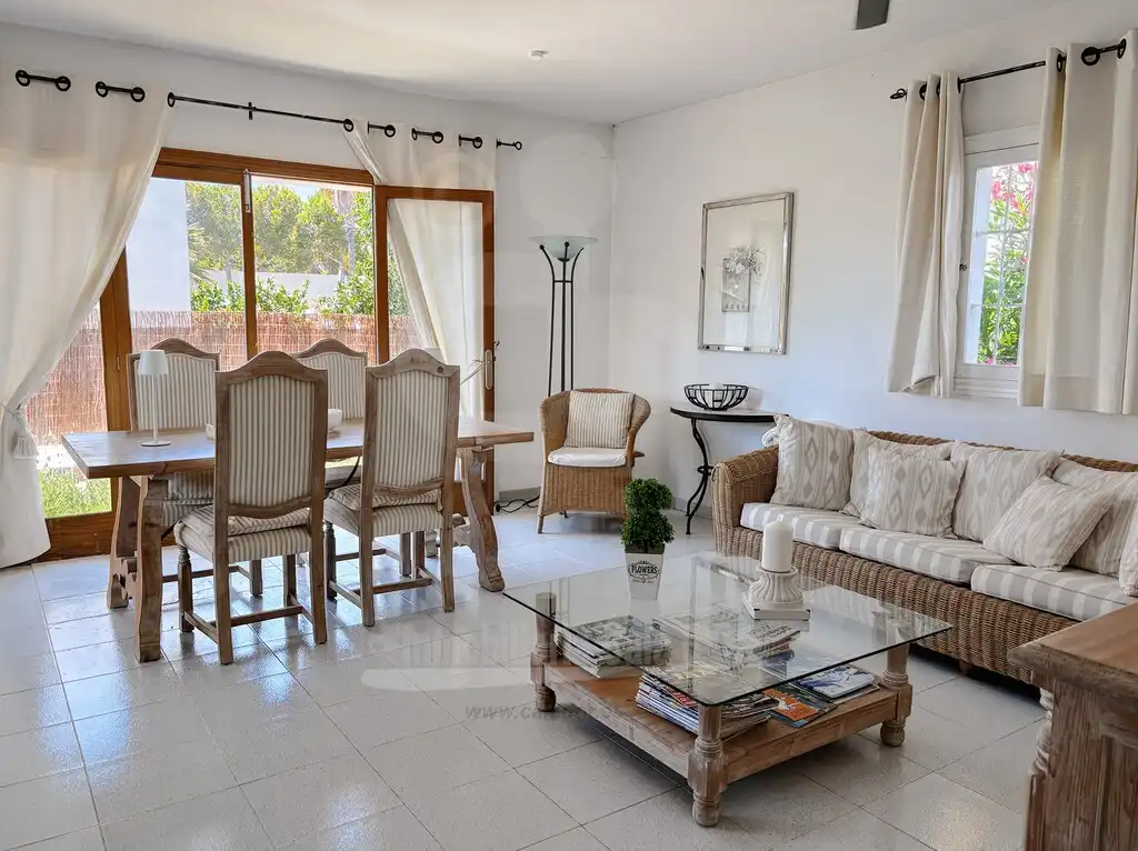 Sala d'estar de Casa o xalet en venda en Santanyí amb Aire condicionat, Jardí privat i Terrassa