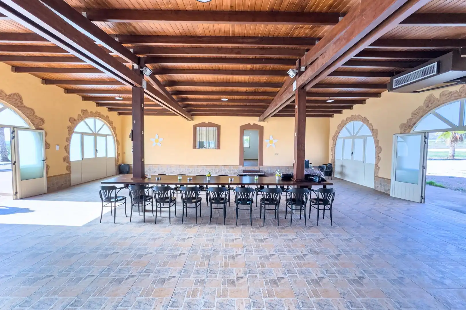 Terrace of Country homes for sale in Fuente Álamo de Murcia  with Air Conditioner, Private garden and Storage room