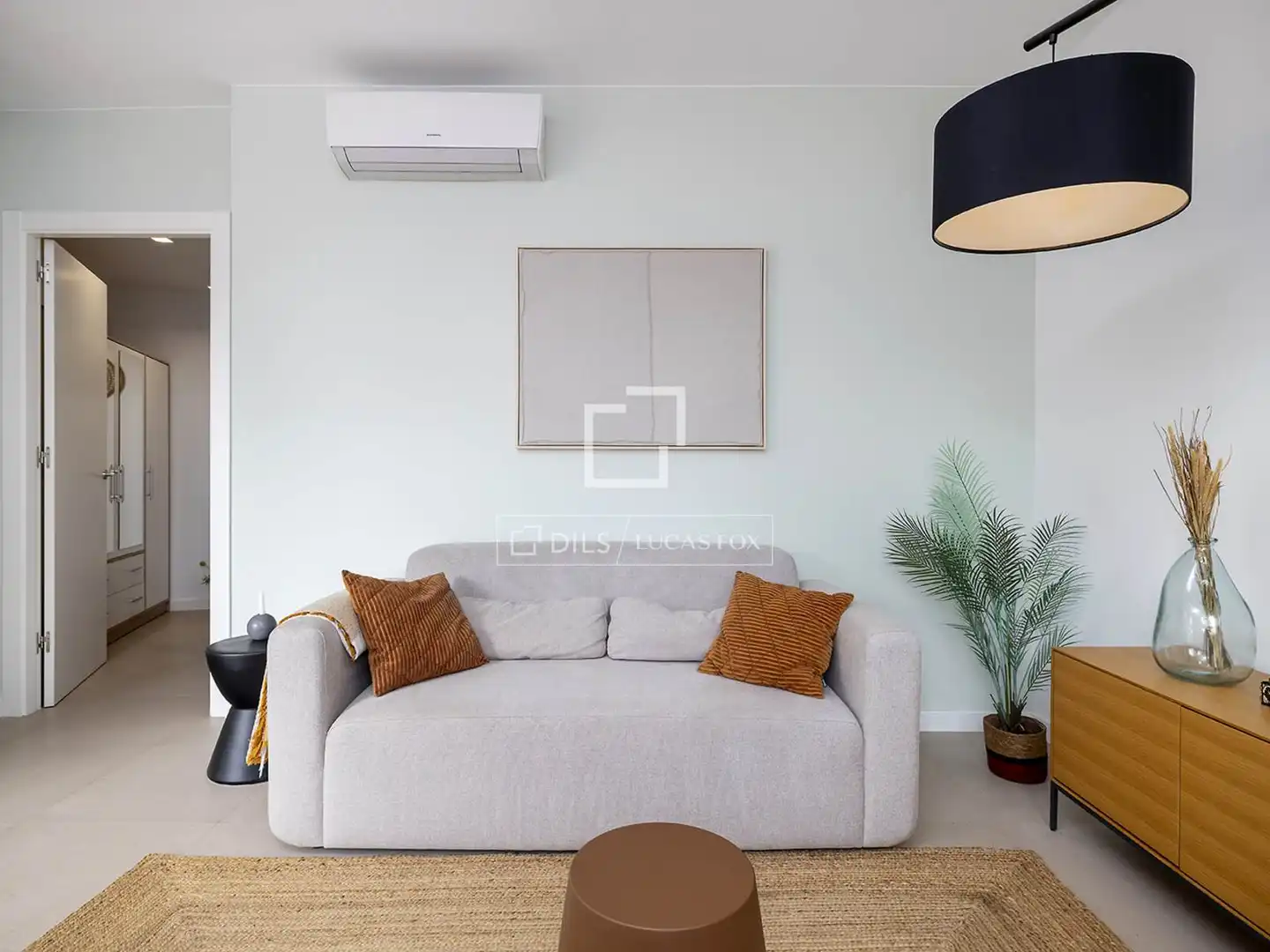 Living room of Flat for rent in Barcelona  with Air Conditioner, Heating and Terrace