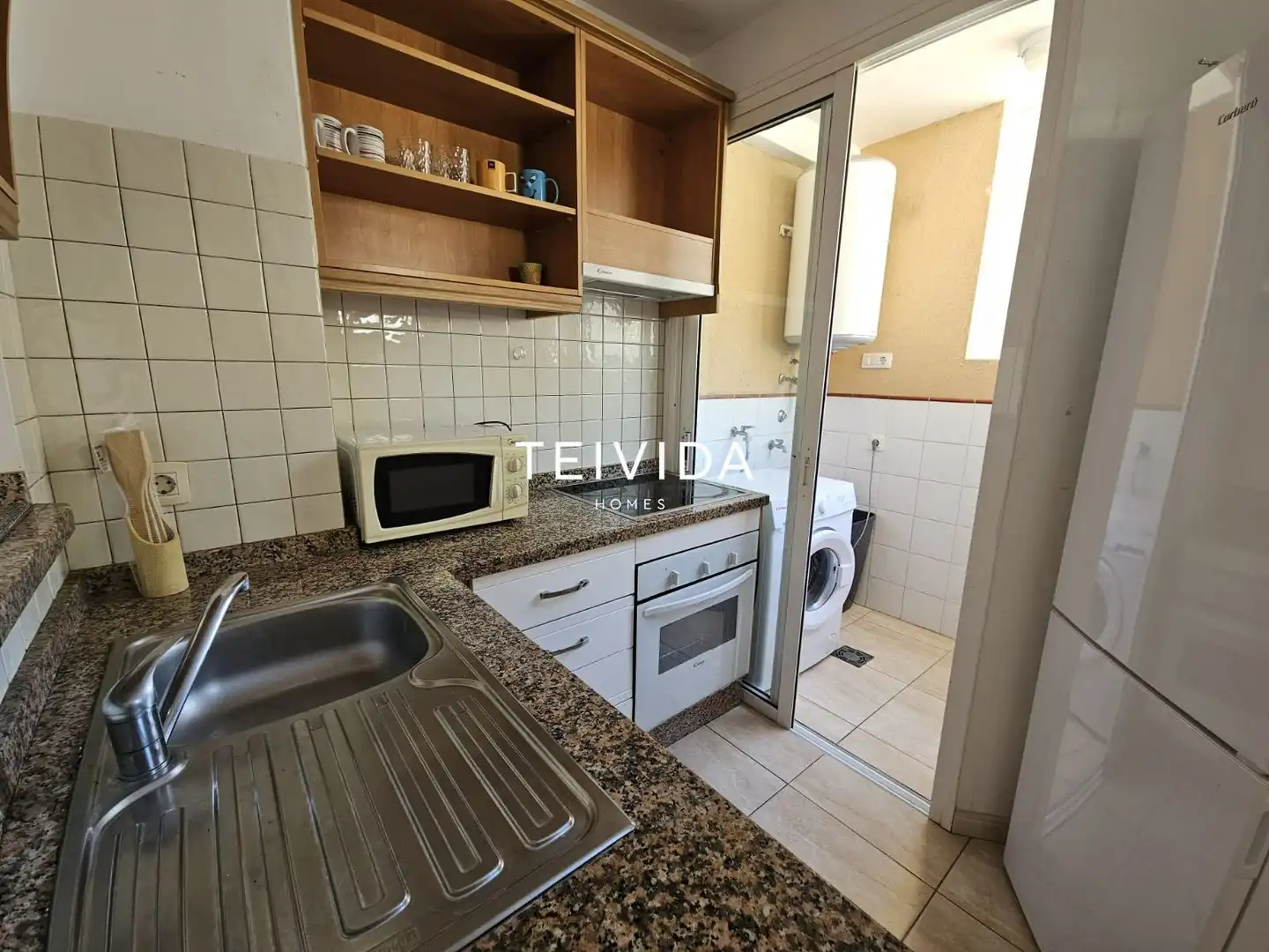 Küche von Wohnung zur Miete in Adeje mit Schwimmbad, Möbliert und Gemeinschaftspool