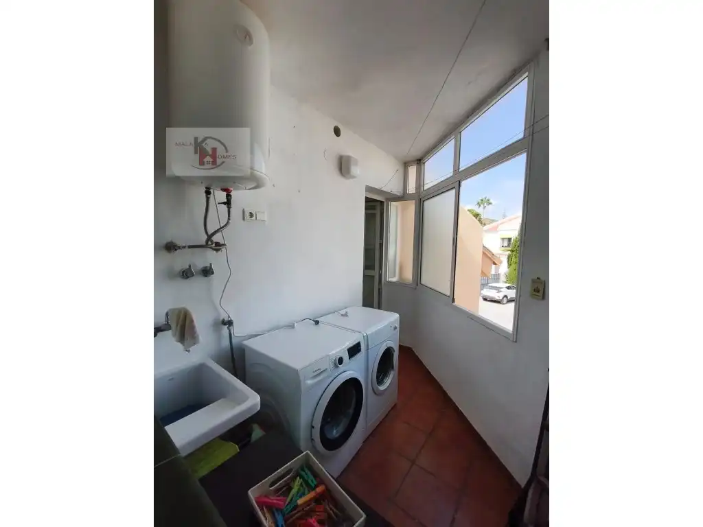 Terraza de Apartamento en venta en Mijas con Jardín privado y Piscina comunitaria