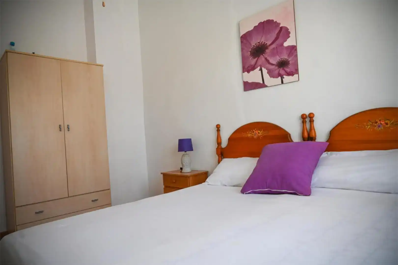 Schlafzimmer von Wohnung zur Miete in Cartagena mit Klimaanlage, Privatgarten und Parkett
