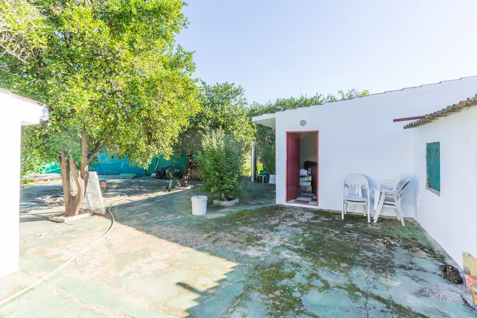 Garden of Country homes for sale in Bonares  with Private garden, Terrace and Swimming Pool